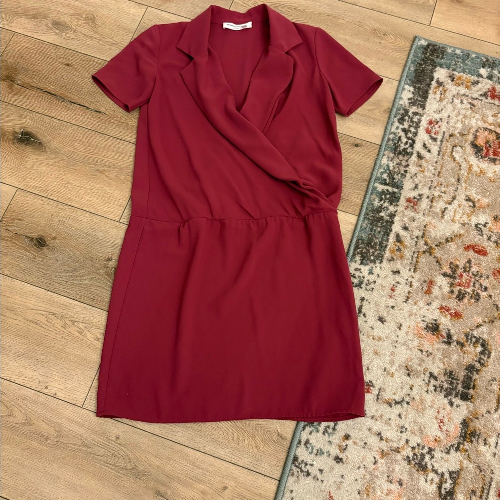 Amanda uprichard faux wrap mini dress